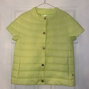 NWOT Yellow Puffer Vest